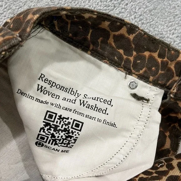 Cotton:On Jeans 24 Super Baggy Carpenter Leopard Flare‎ Y2K Skater NWT